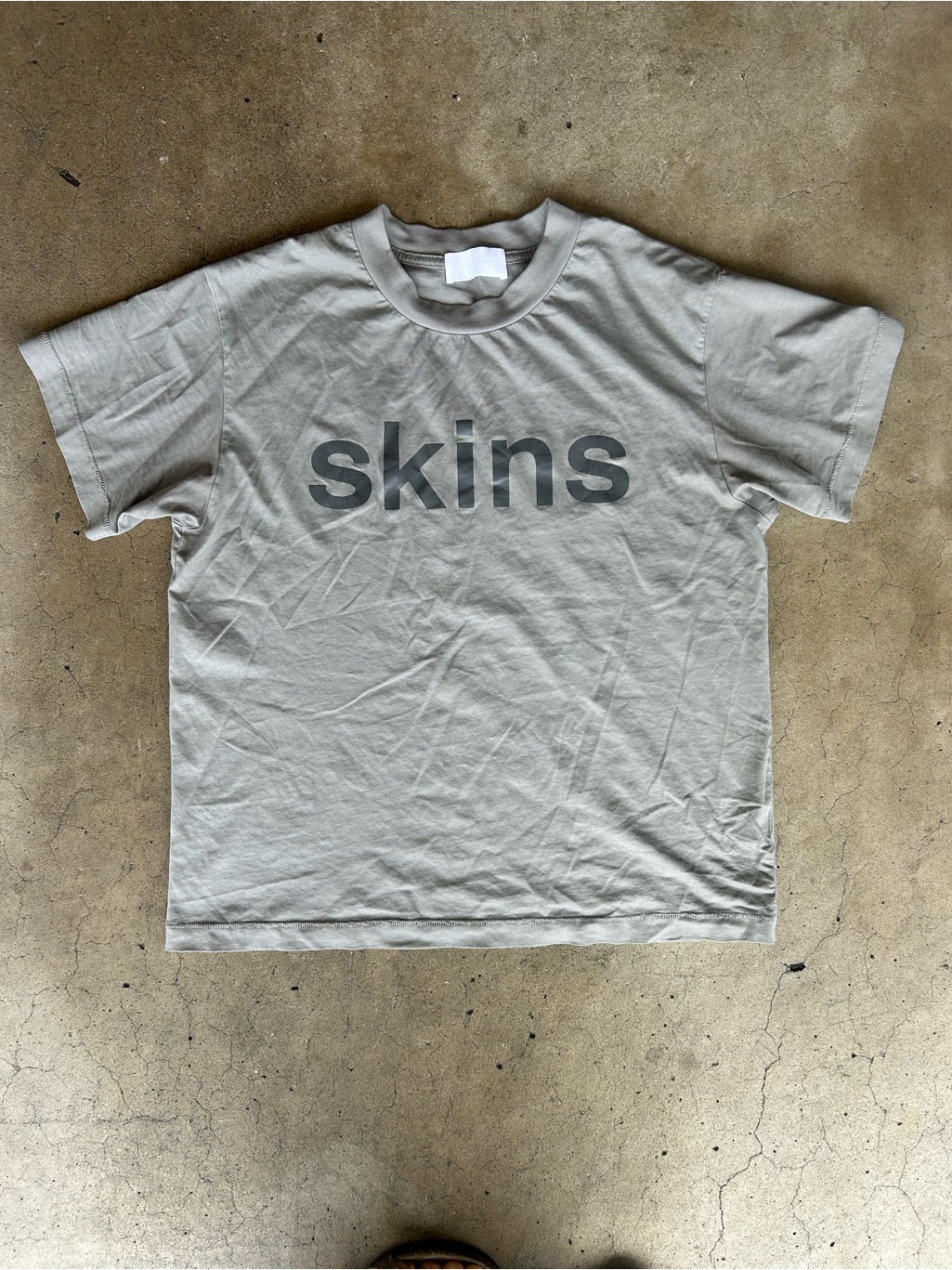 Alexander Digenova Skins Tee Gray Short Sleeve Small
